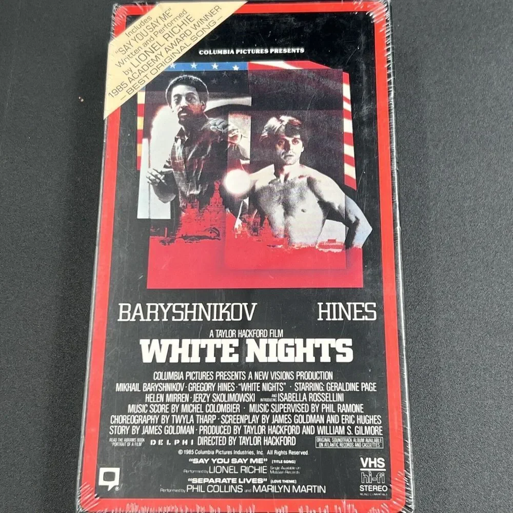 White Nights W/ Hines & Baryshnikov VHS‎ 1991 Closed Captioned New Sealed